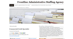 Desktop Screenshot of frontlineadministrative.com